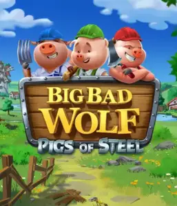 Embark on the futuristic twist of the Big Bad Wolf: Pigs of Steel slot by Quickspin, showcasing innovative graphics with a cyberpunk take on the beloved fairy tale. Witness the big bad wolf and the heroic pigs in a new light, armed with mechanical gadgets, neon lights, and steel towers. Perfect for players interested in sci-fi slots with innovative features and high win potential.