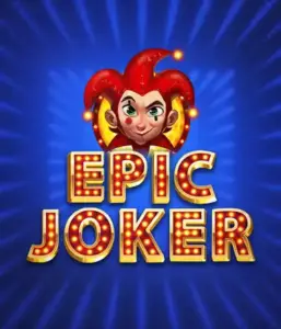 Step into the energetic world of Epic Joker slot by Relax Gaming, featuring a playful joker with a bright red hairstyle amid a sparkling blue background. This image portrays the joy and humor of classic slots, great for players who enjoy a nostalgic touch, delivering a captivating play experience.