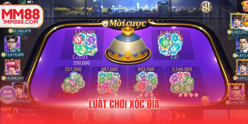 luật chơi xóc đĩa